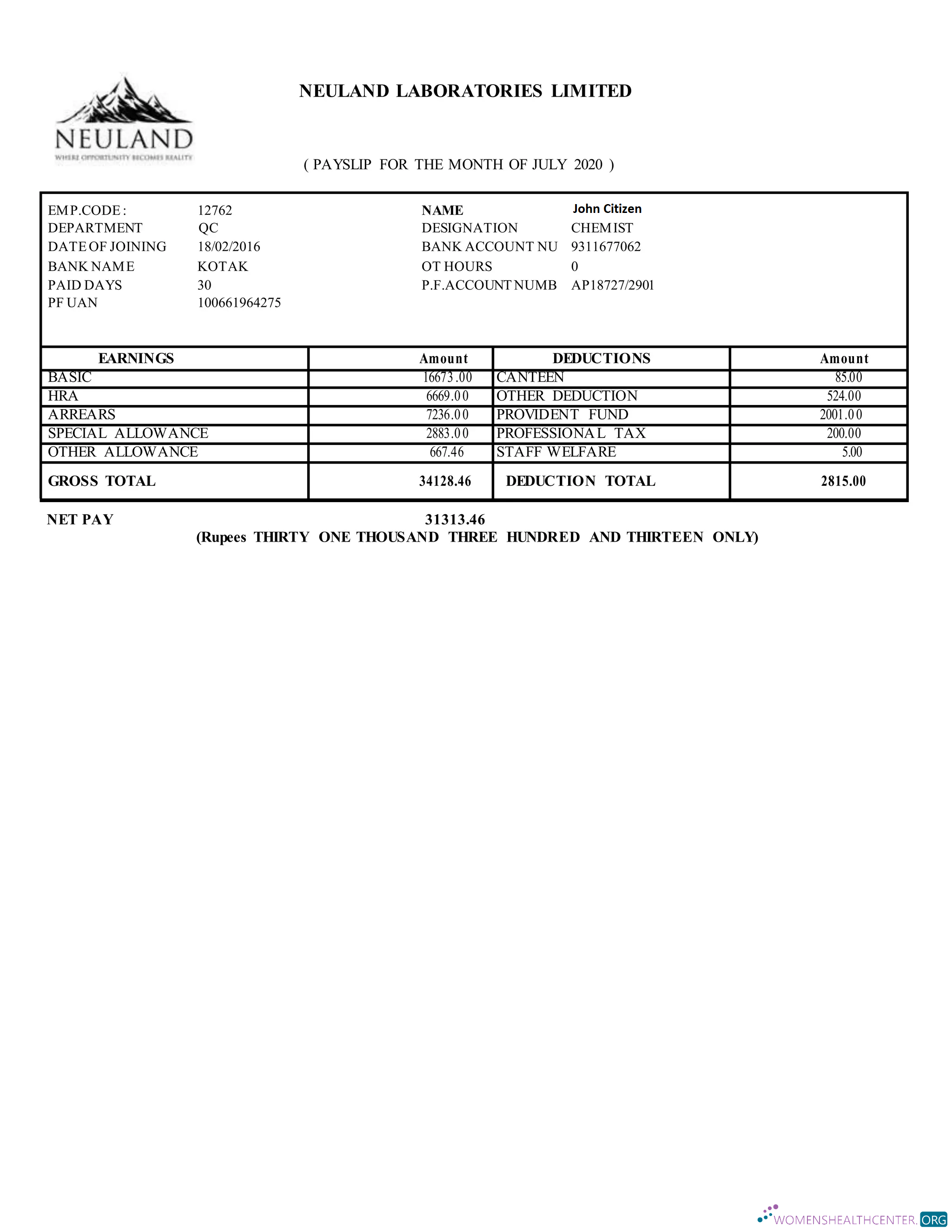 Download INDIA NEULAND Laboratories Limited in Word and PDF formats Photoshop template